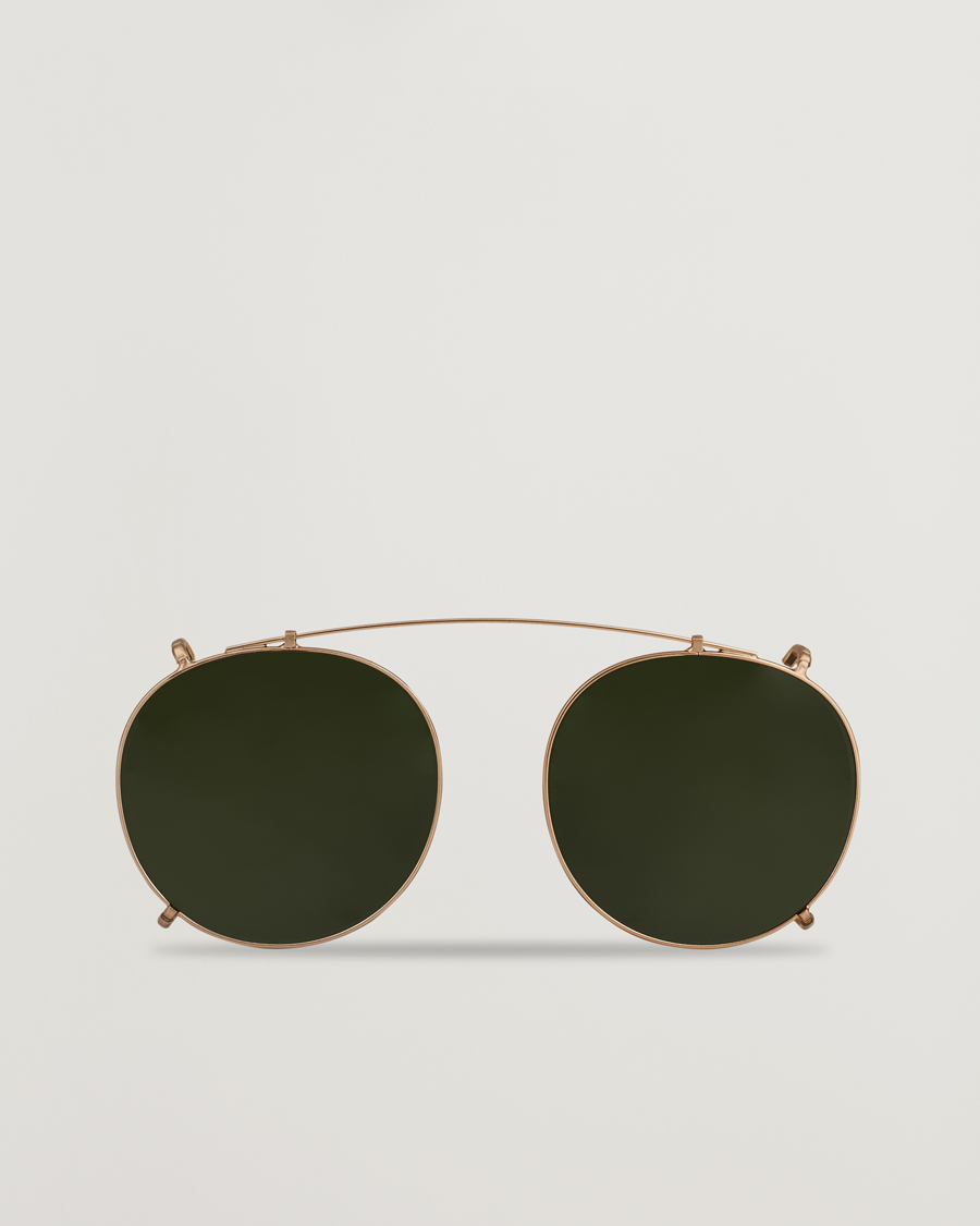 Herren | TBD Eyewear Clip-ons Gold/Bottle Green | TBD Eyewear | Clip-ons Gold/Bottle Green
