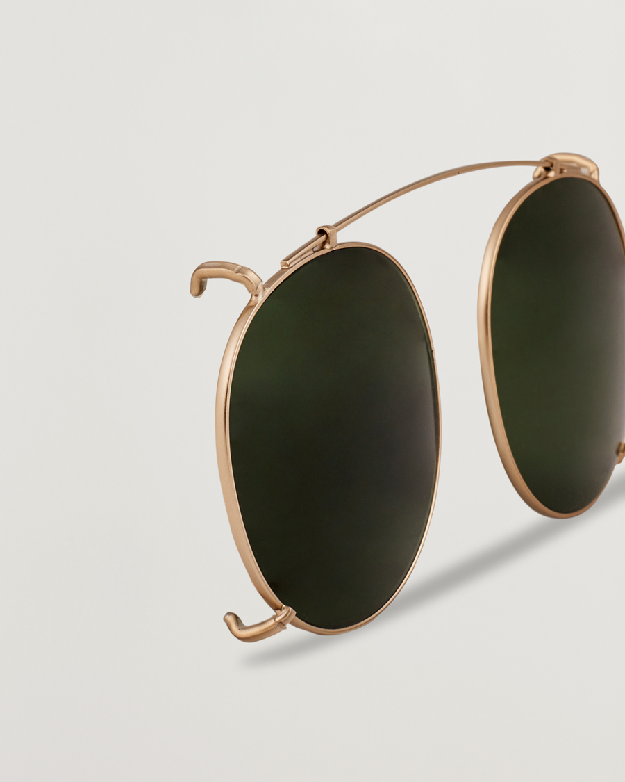 Herren | TBD Eyewear Clip-ons Gold/Bottle Green | TBD Eyewear | Clip-ons Gold/Bottle Green