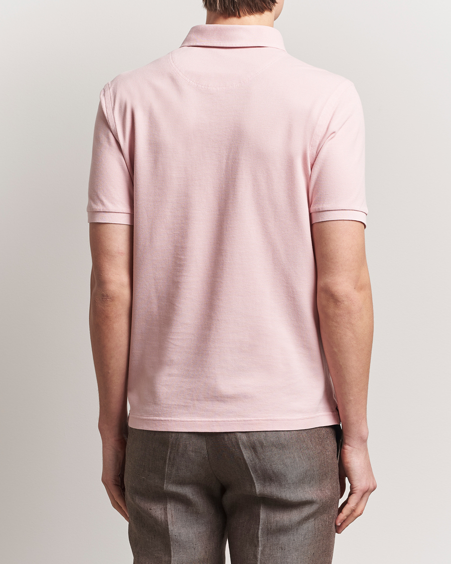 Herren | Poloshirts | Gran Sasso | Washed Polo Pink