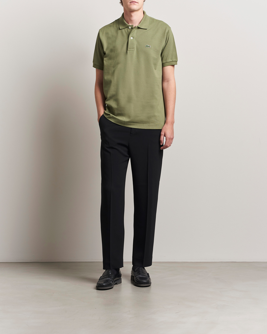 Herren | Poloshirts | Lacoste | Original Polo Piké Khaki Green