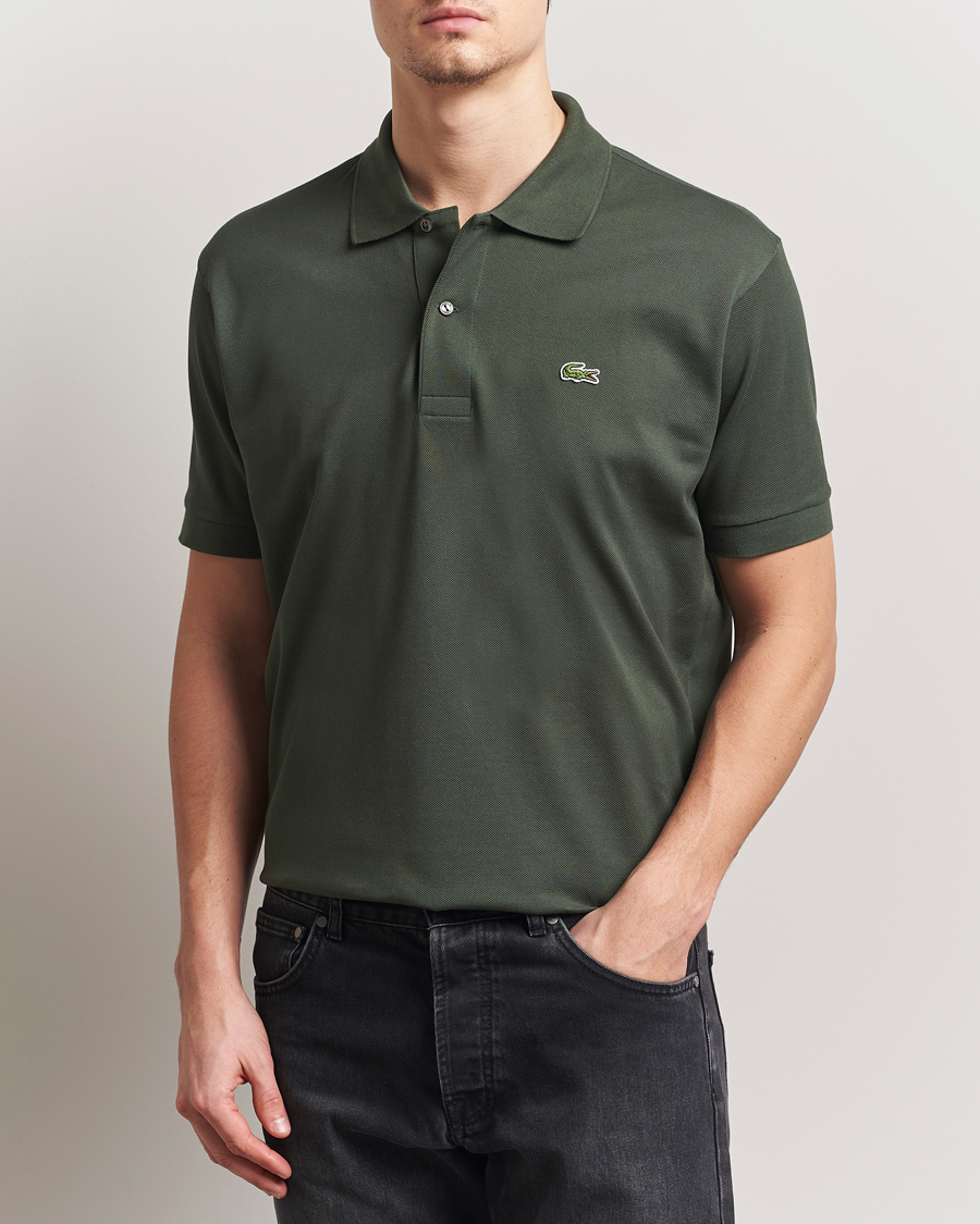 Herren | Poloshirts | Lacoste | Original Polo Piké Squadron Green