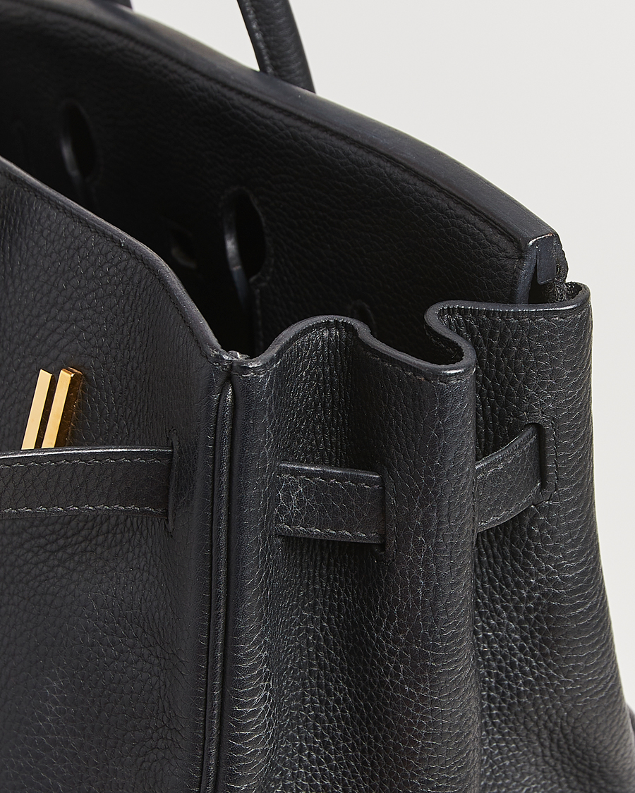 Herren | Hermès Pre-Owned Birkin 35 Taurillon Clémence Leather Black | Hermès Pre-Owned | Birkin 35 Taurillon Clémence Leather Black