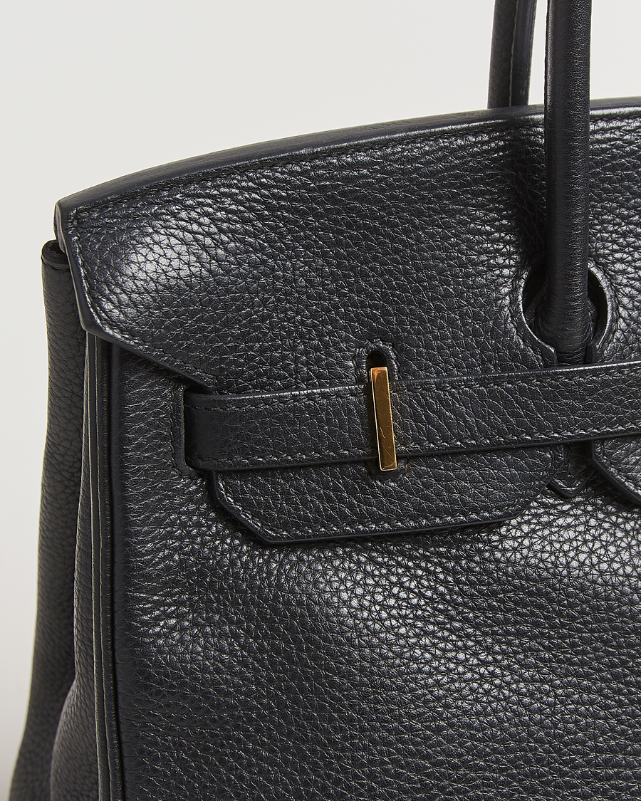 Herren | Hermès Pre-Owned Birkin 35 Taurillon Clémence Leather Black | Hermès Pre-Owned | Birkin 35 Taurillon Clémence Leather Black