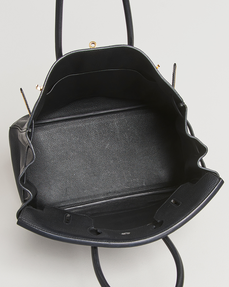 Herren | Hermès Pre-Owned Birkin 35 Taurillon Clémence Leather Black | Hermès Pre-Owned | Birkin 35 Taurillon Clémence Leather Black