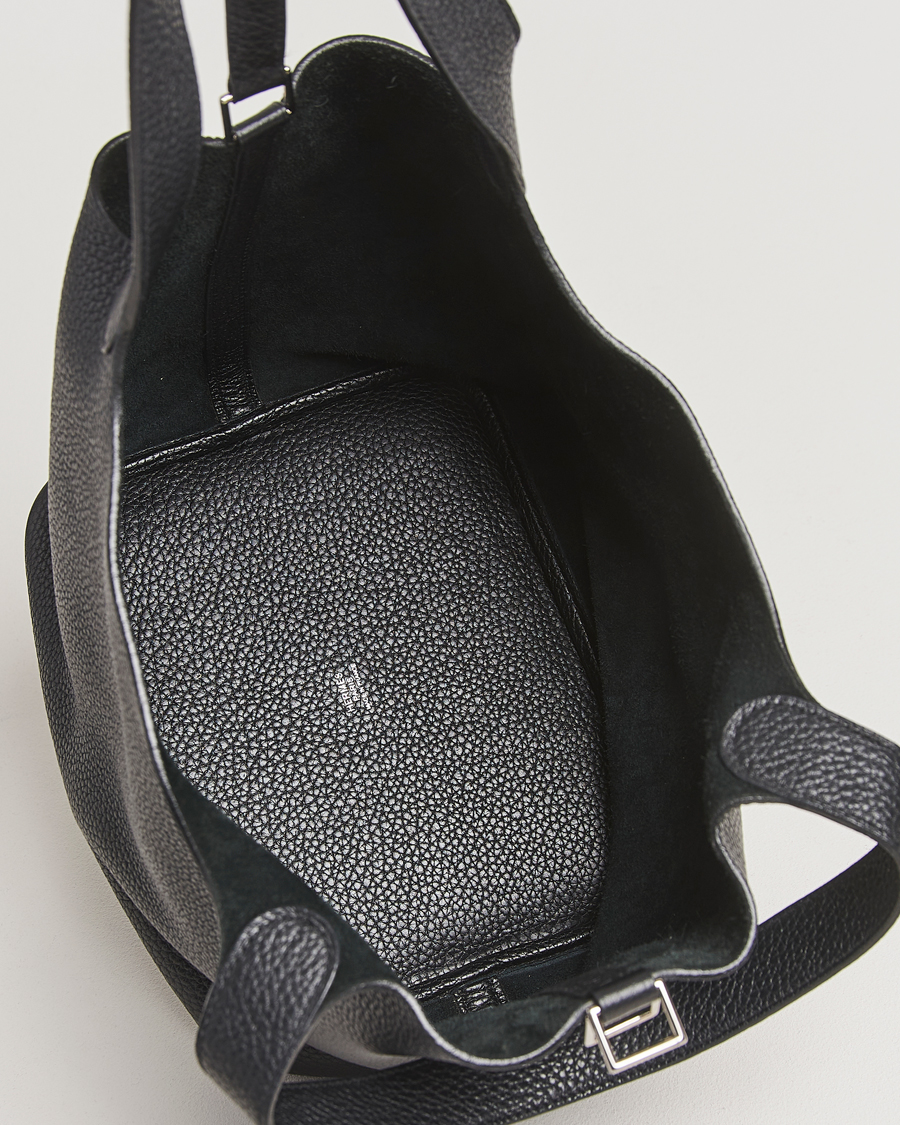 Herren | Hermès Pre-Owned Picotin Lock 22 Taurillon Clemence Leather Black | Hermès Pre-Owned | Picotin Lock 22 Taurillon Clemence Leather Black