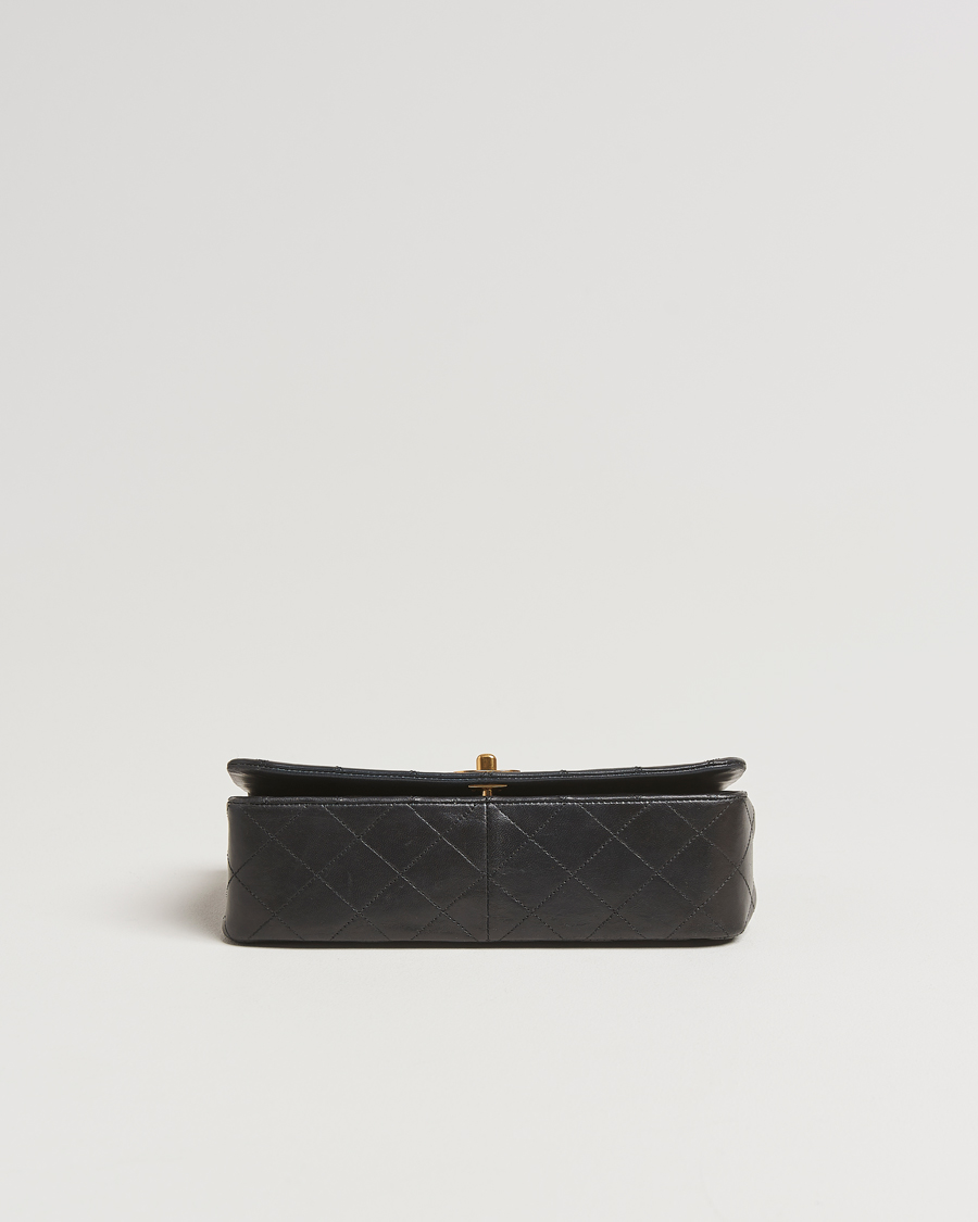 Herren | Chanel Pre-Owned Classic Single Flap Bag Lambskin Black | Chanel Pre-Owned | Classic Single Flap Bag Lambskin Black