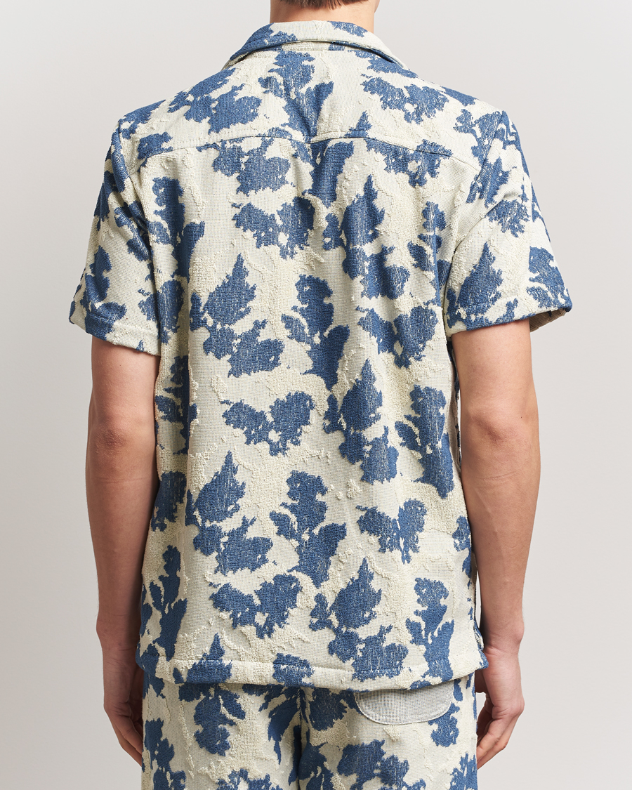 Herren | Hemden | OAS | Short Sleeve Cuba Terry Shirt Sail Contrast