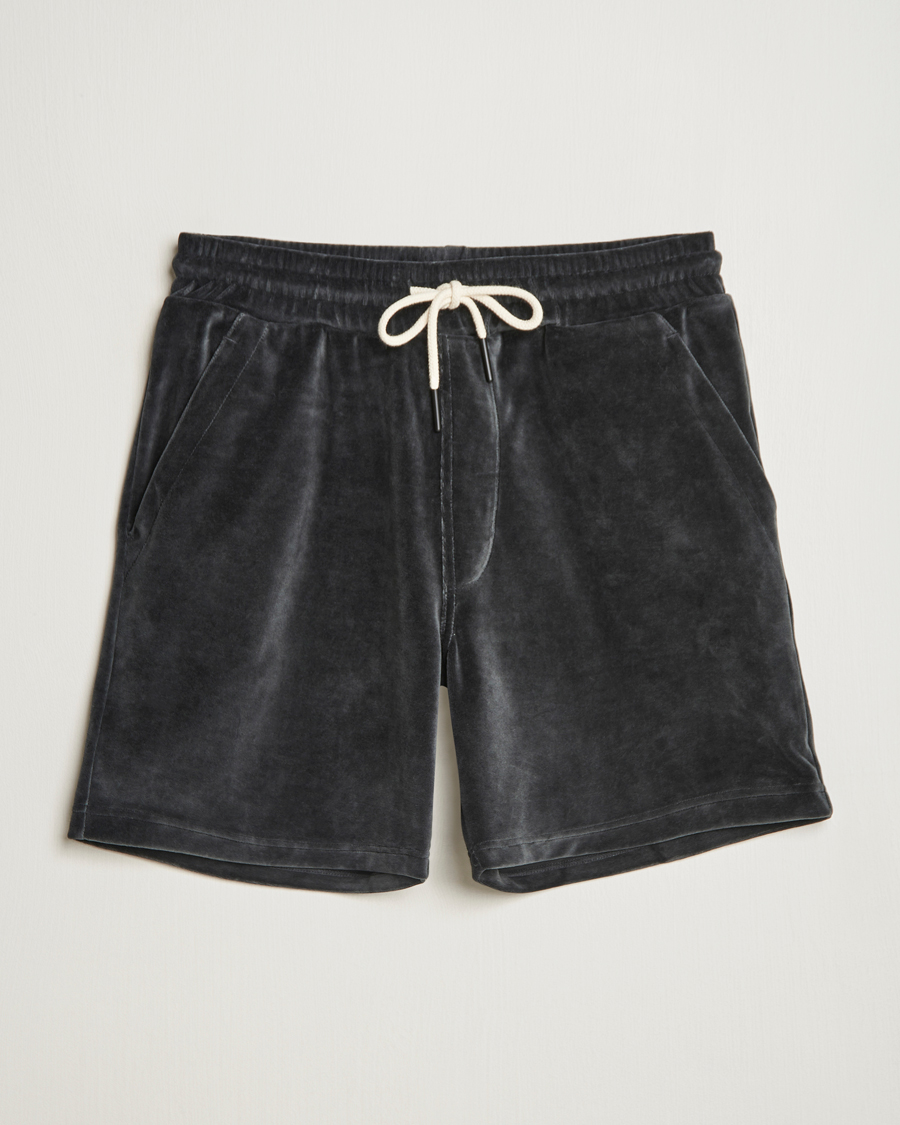Herren | Shorts | OAS | Velour Shorts Nearly Black