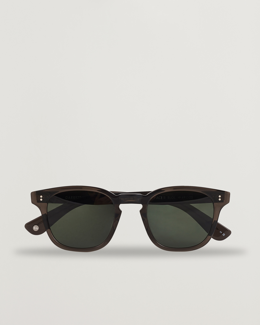 Herren | Garrett Leight Ace II 49 Sunglasses Black Glass | Garrett Leight | Ace II 49 Sunglasses Black Glass