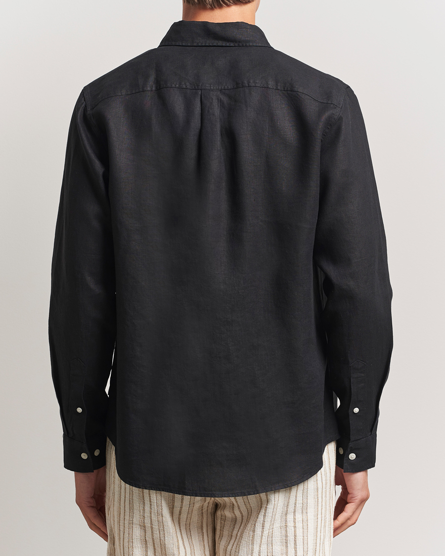 Herren | Hemden | LES DEUX | Konrad Linen Shirt Black