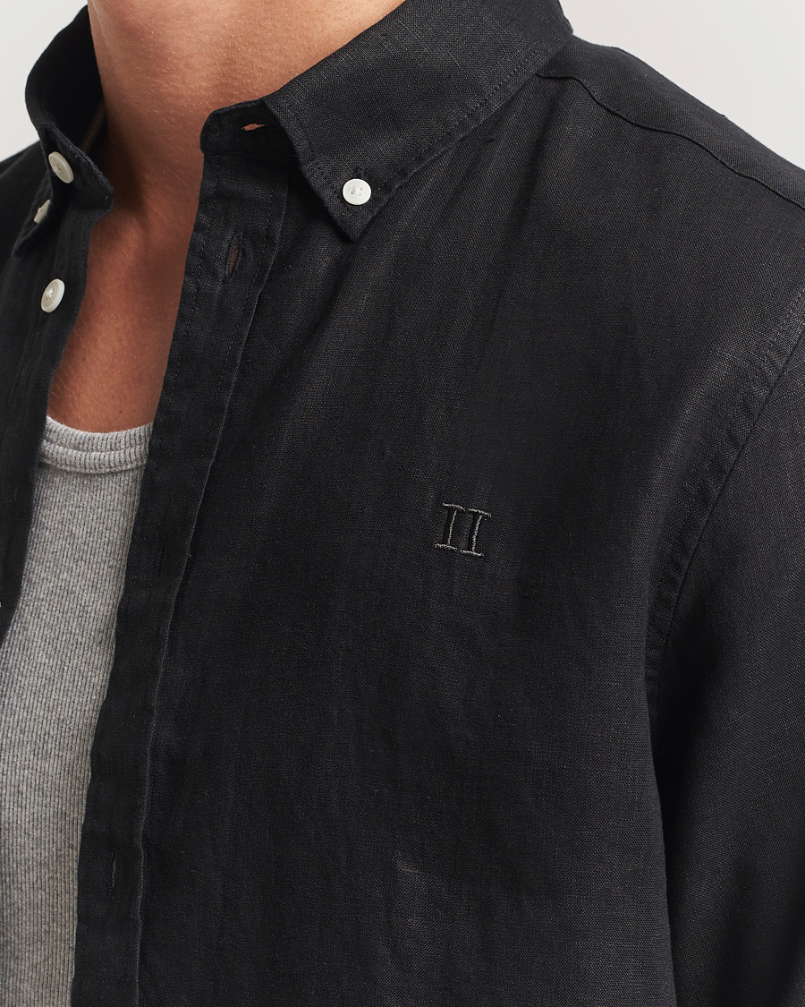 Herren | Hemden | LES DEUX | Konrad Linen Shirt Black