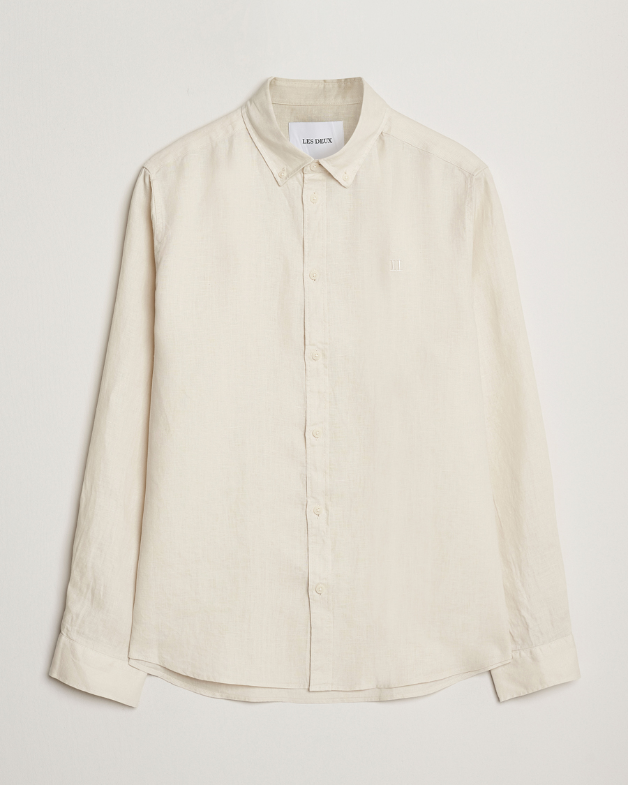 Herren | Hemden | LES DEUX | Konrad Linen Shirt Ivory