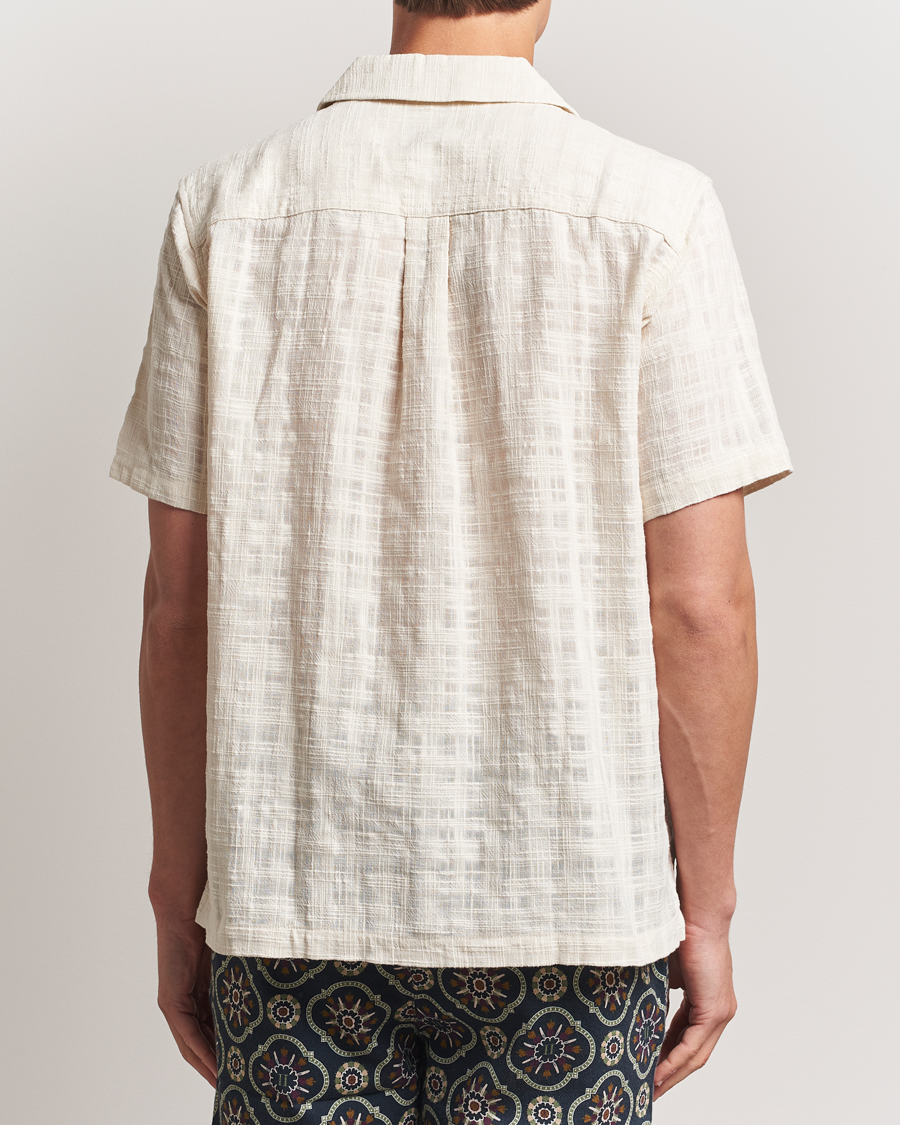 Herren | Hemden | LES DEUX | Lesley Slub Short Sleeve Shirt Ivory