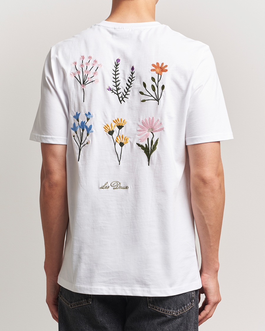 Herren | T-Shirts | LES DEUX | Wild Flower T-Shirt White