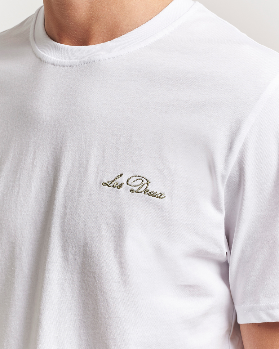 Herren | T-Shirts | LES DEUX | Wild Flower T-Shirt White