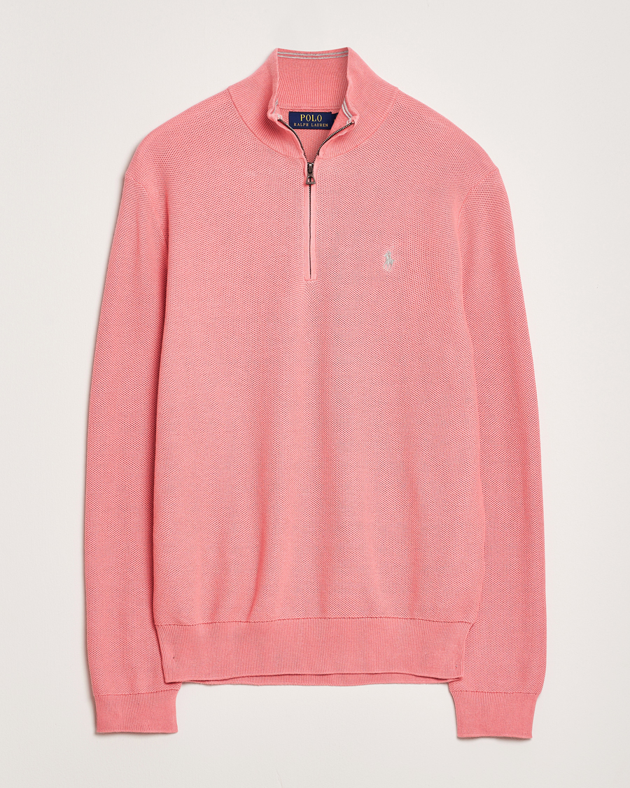 Herren | Pullover | Polo Ralph Lauren | Half Zip Cotton Pullover Desert Rose