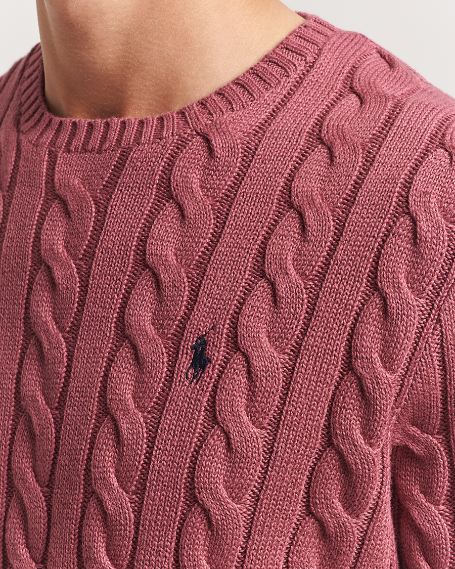 Herren | Pullover | Polo Ralph Lauren | Cotton Cable Pullover Prune Juice