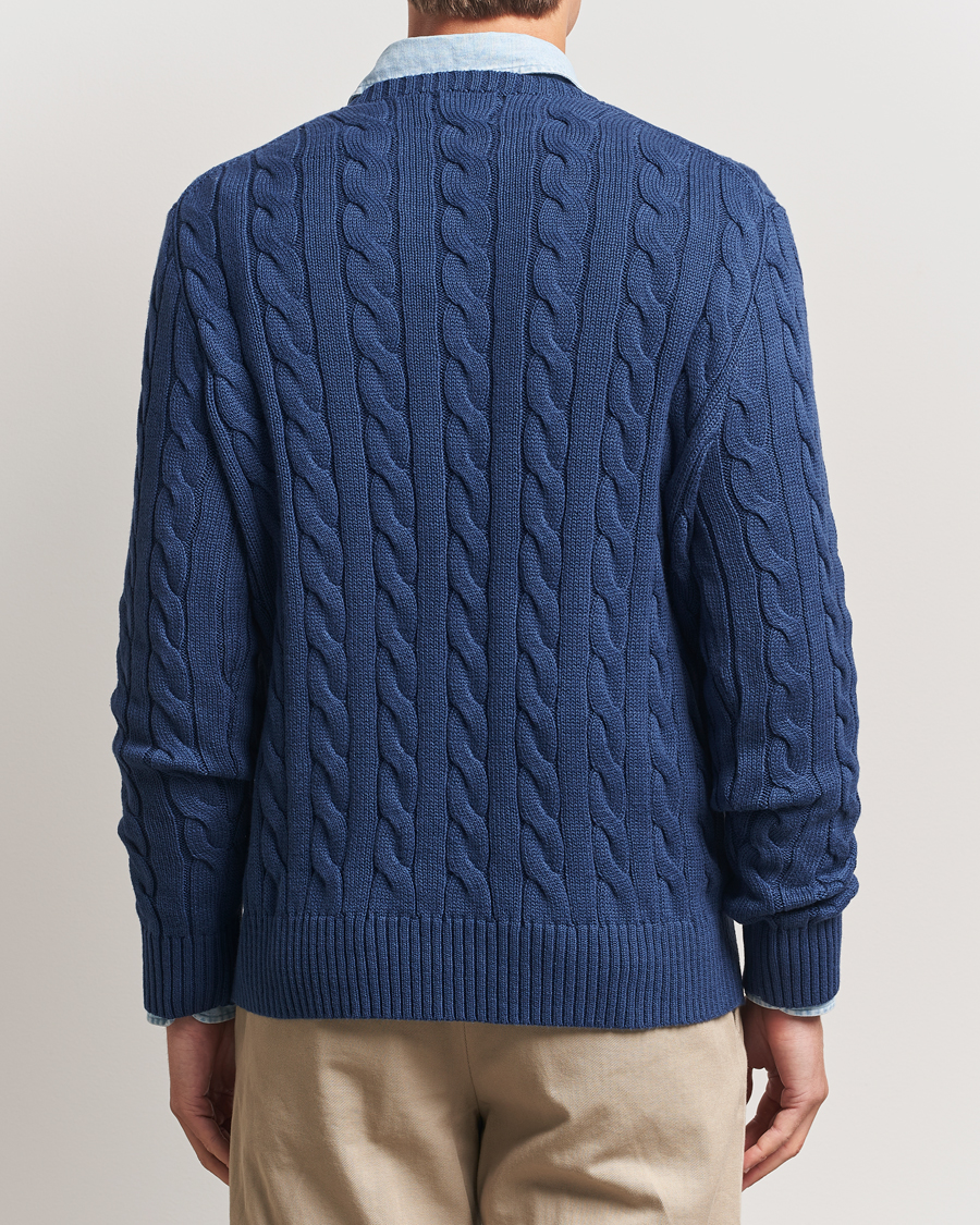 Herren | Pullover | Polo Ralph Lauren | Cotton Cable Pullover Light Navy