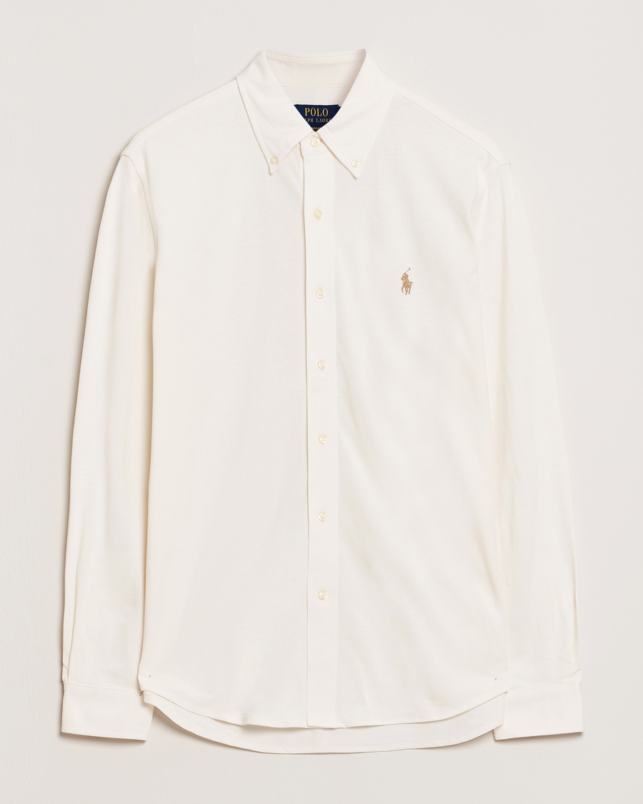 Herren | Hemden | Polo Ralph Lauren | Featherweight Mesh Shirt Pale Cream