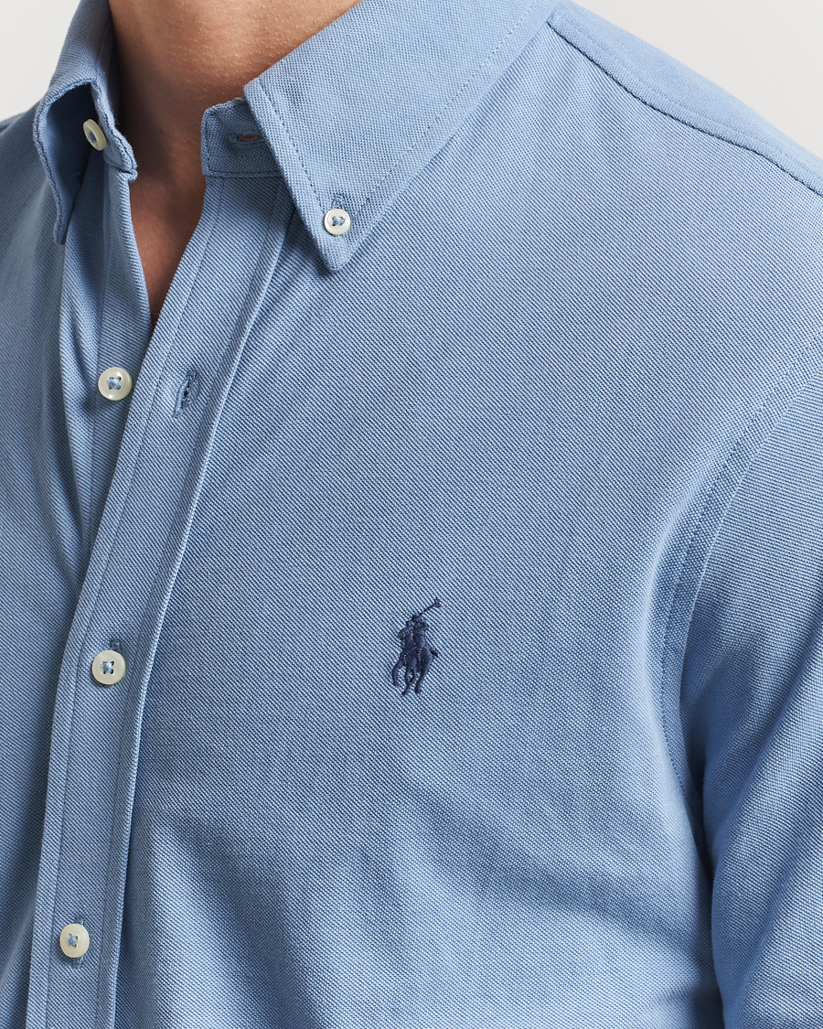 Herren | Hemden | Polo Ralph Lauren | Featherweight Mesh Shirt Channel Blue
