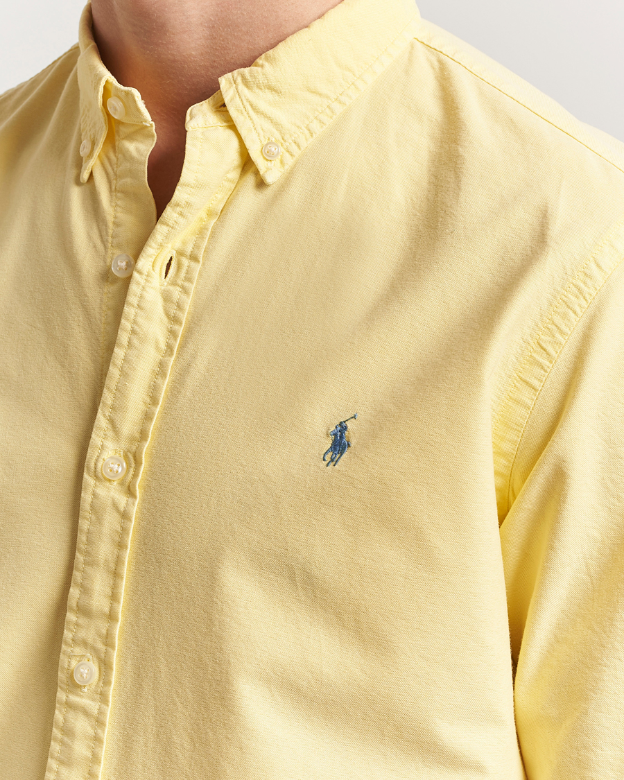 Herren | Hemden | Polo Ralph Lauren | Slim Fit Garment Dyed Oxford Shirt Wicket Yellow
