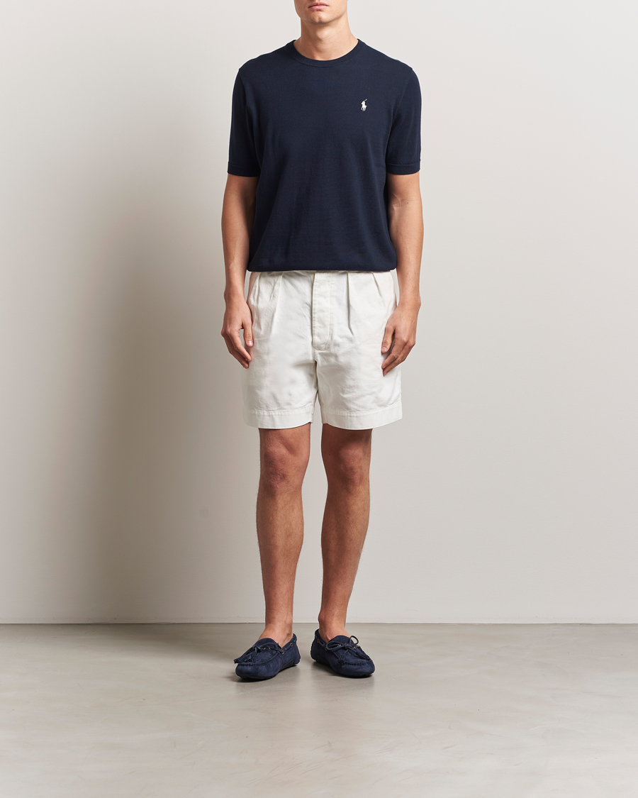 Herren | T-Shirts | Polo Ralph Lauren | Knitted Short Sleeve Tee Hunter Navy
