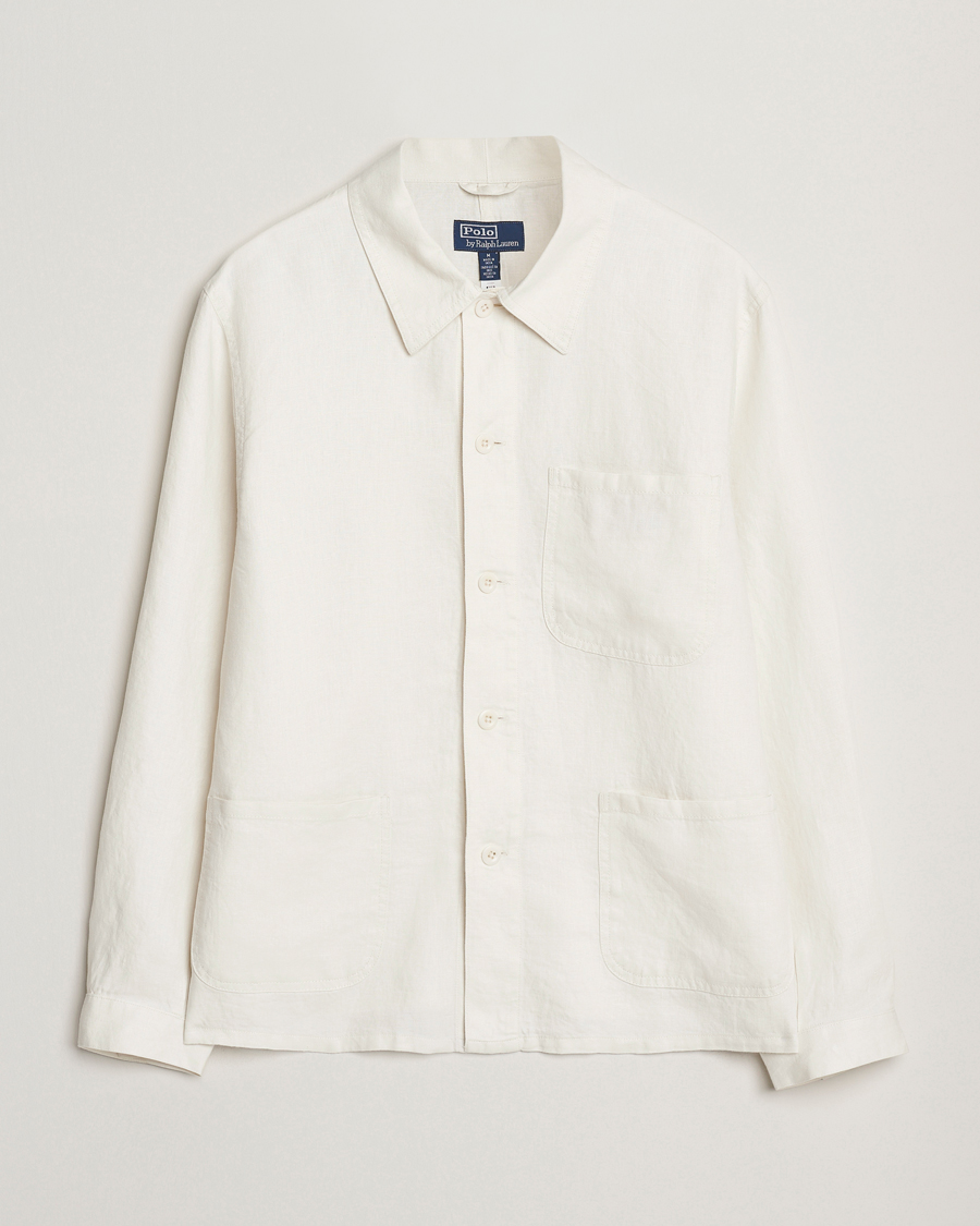 Herren | Jacken | Polo Ralph Lauren | Chore Linen Shirt Jacket Antique Cream