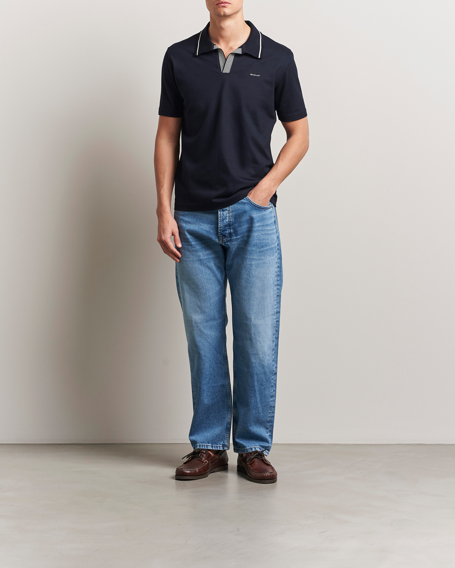 Herren | Poloshirts | Gant | Tipping Polo Evening Blue