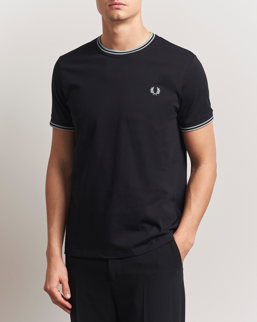 Herren | T-Shirts | Fred Perry | Twin Tipped T-Shirt Dark Navy