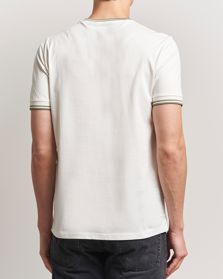 Herren | T-Shirts | Fred Perry | Twin Tipped T-Shirt Light Ecru