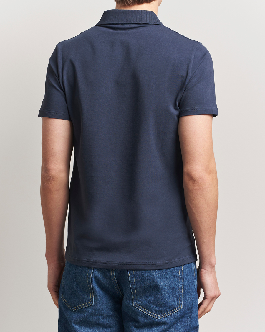 Herren | Poloshirts | Filippa K | Soft Lycra Polo T-Shirt Dusk Blue