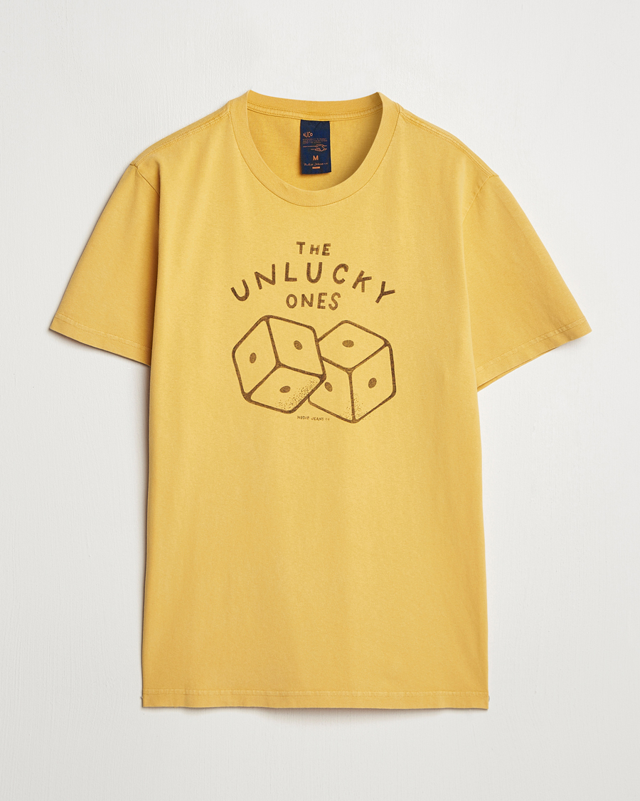 Herren | T-Shirts | Nudie Jeans | Roy Unlucky T-Shirt Yellow