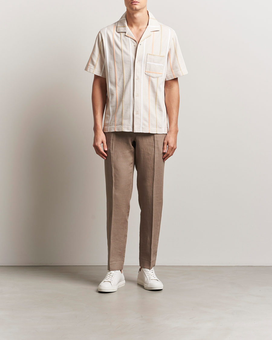 Herren | Hosen | J.Lindeberg | Soren Drape Linen Pants Nutmeg