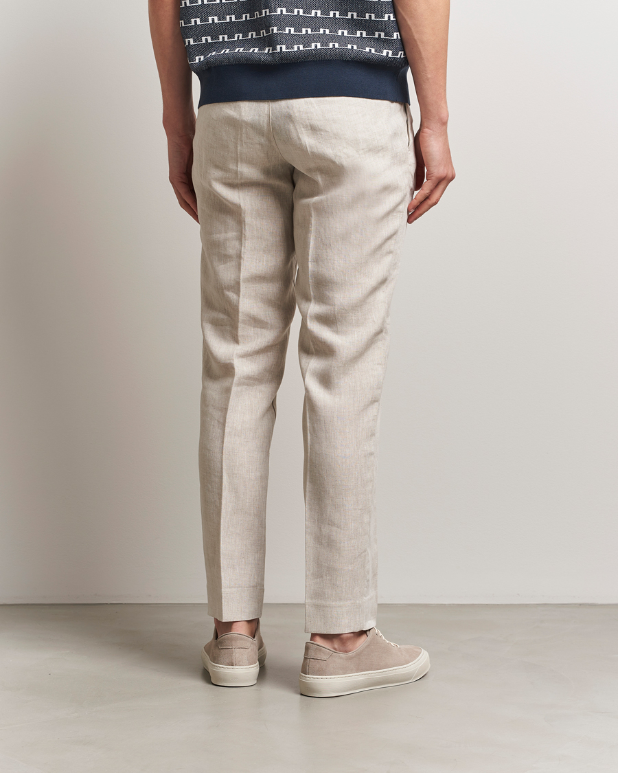 Herren | Hosen | J.Lindeberg | Soren Drape Linen Pants Moonbeam
