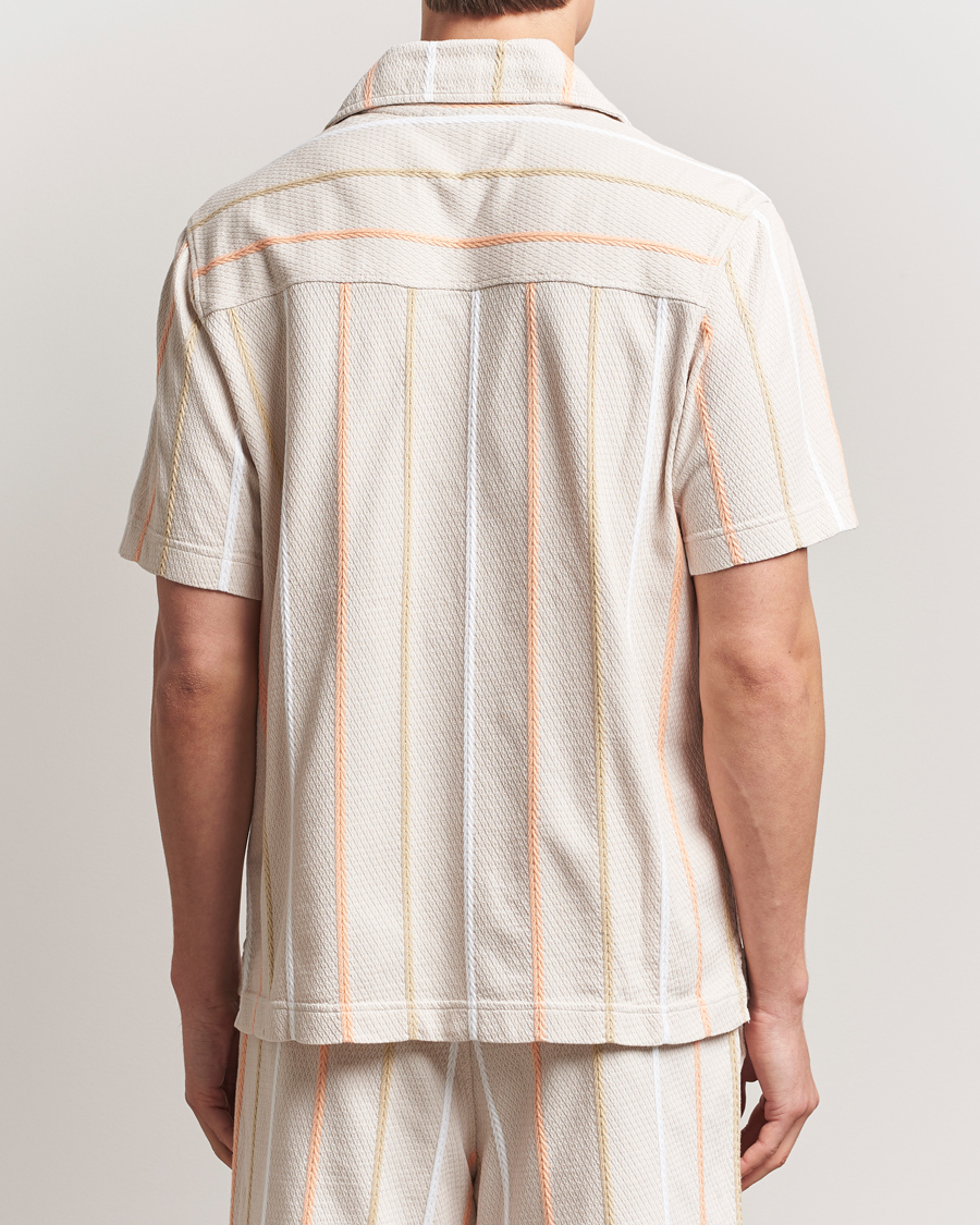 Herren | Hemden | J.Lindeberg | Theron Stripe Resort Shirt Moonbeam