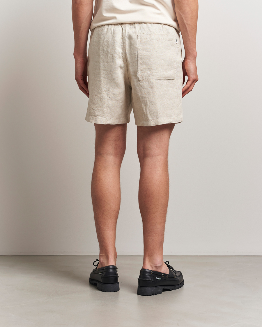 Herren | Shorts | NN07 | Gregor Linen Drawstring Shorts Oat