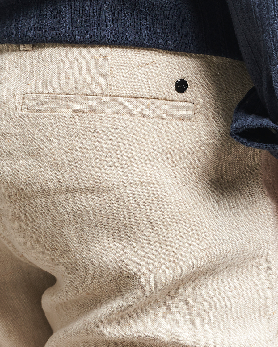 Herren | Hosen | NN07 | Theo Linen Trousers Oat