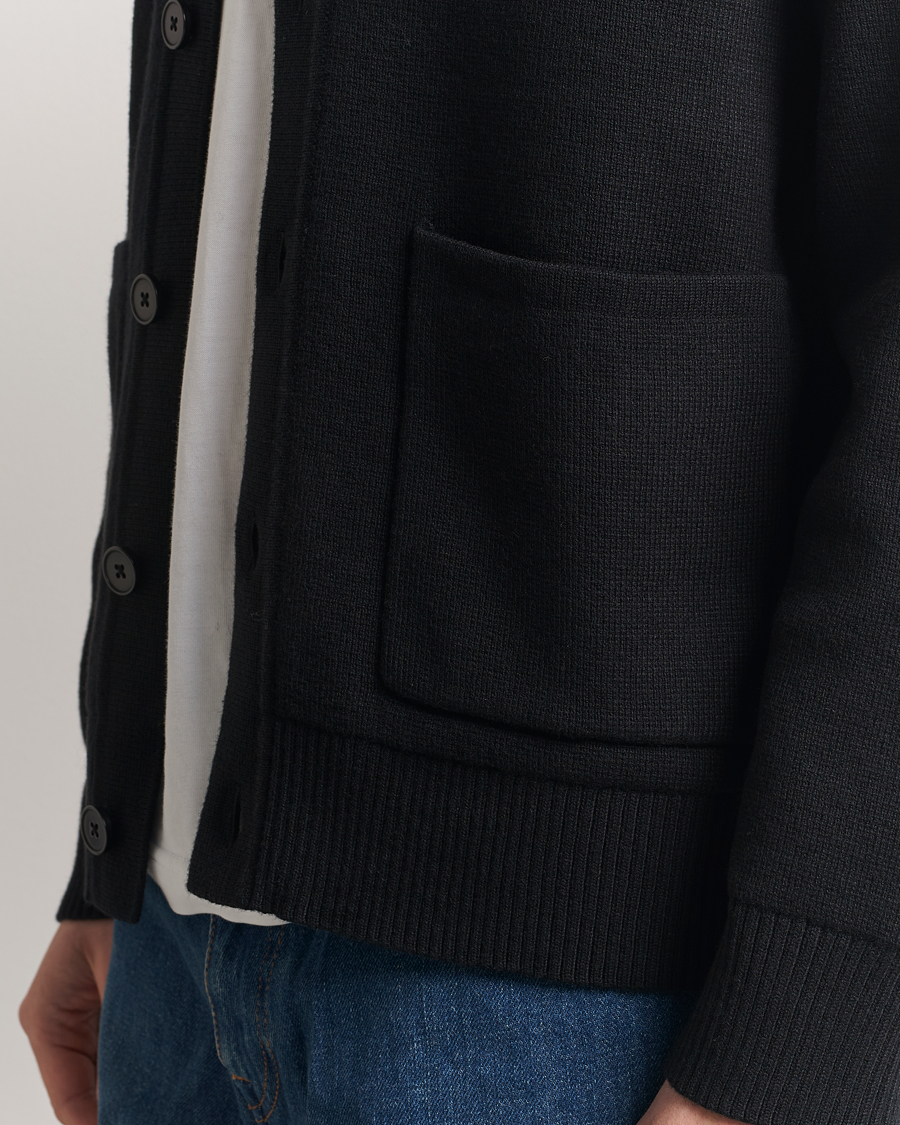 Herren | Pullover | A Day's March | Holt Cardigan Black