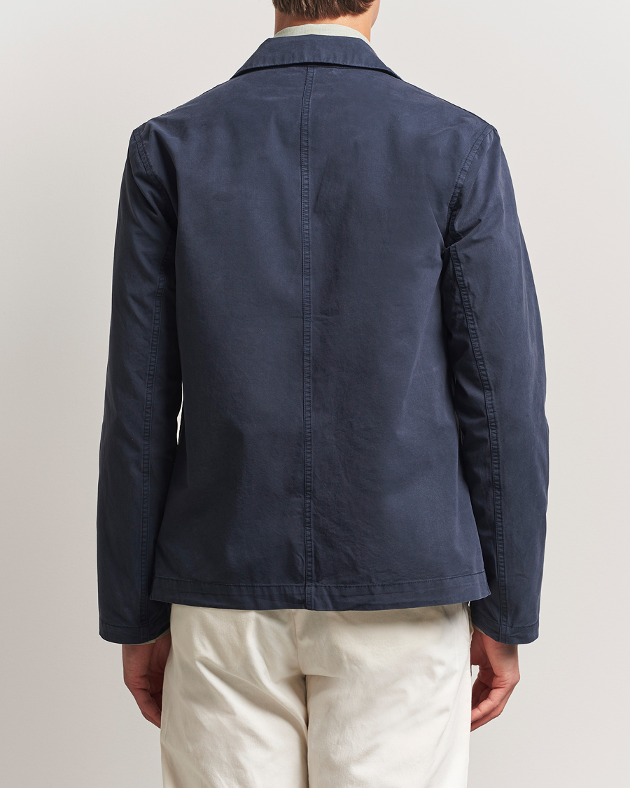 Herren | Sakkos | A Day's March | Mace Unconstructed Blazer Navy