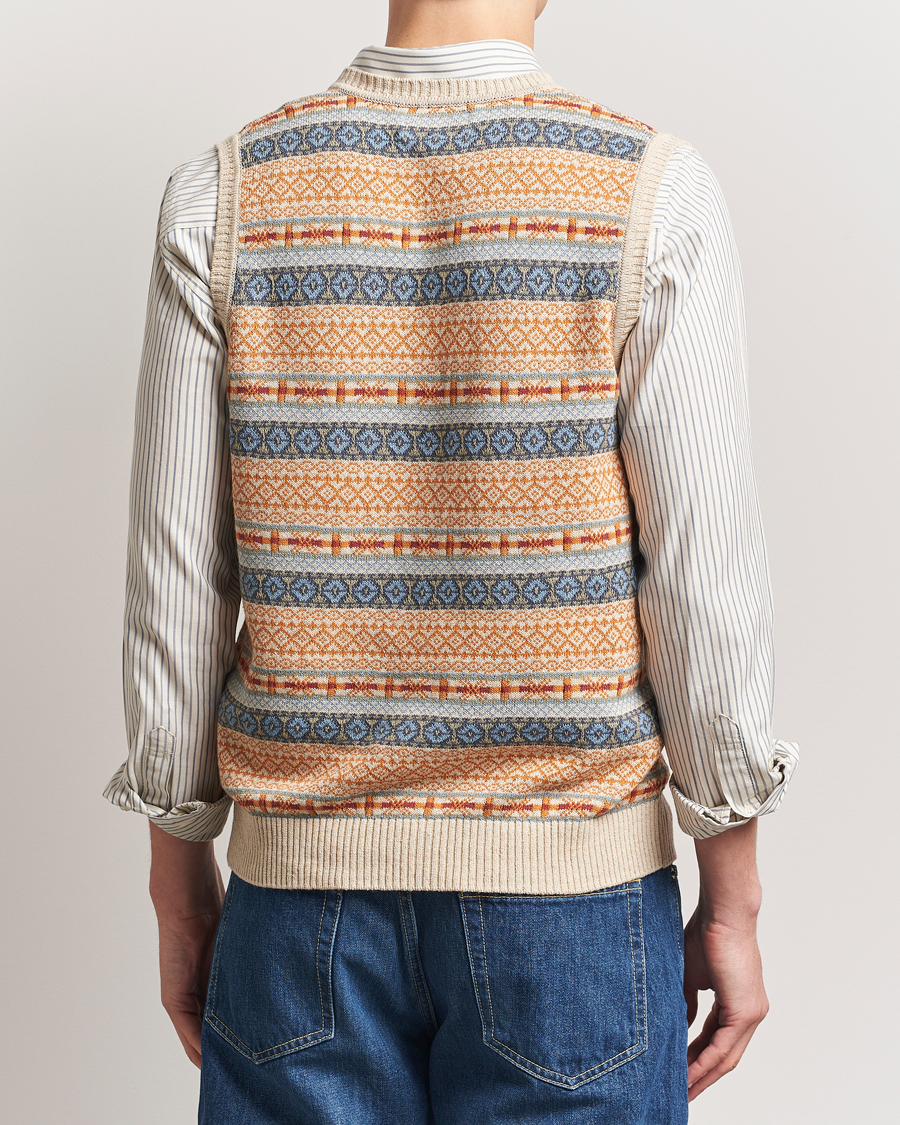 Herren | Pullover | BEAMS PLUS | Fairisle Vest Beige