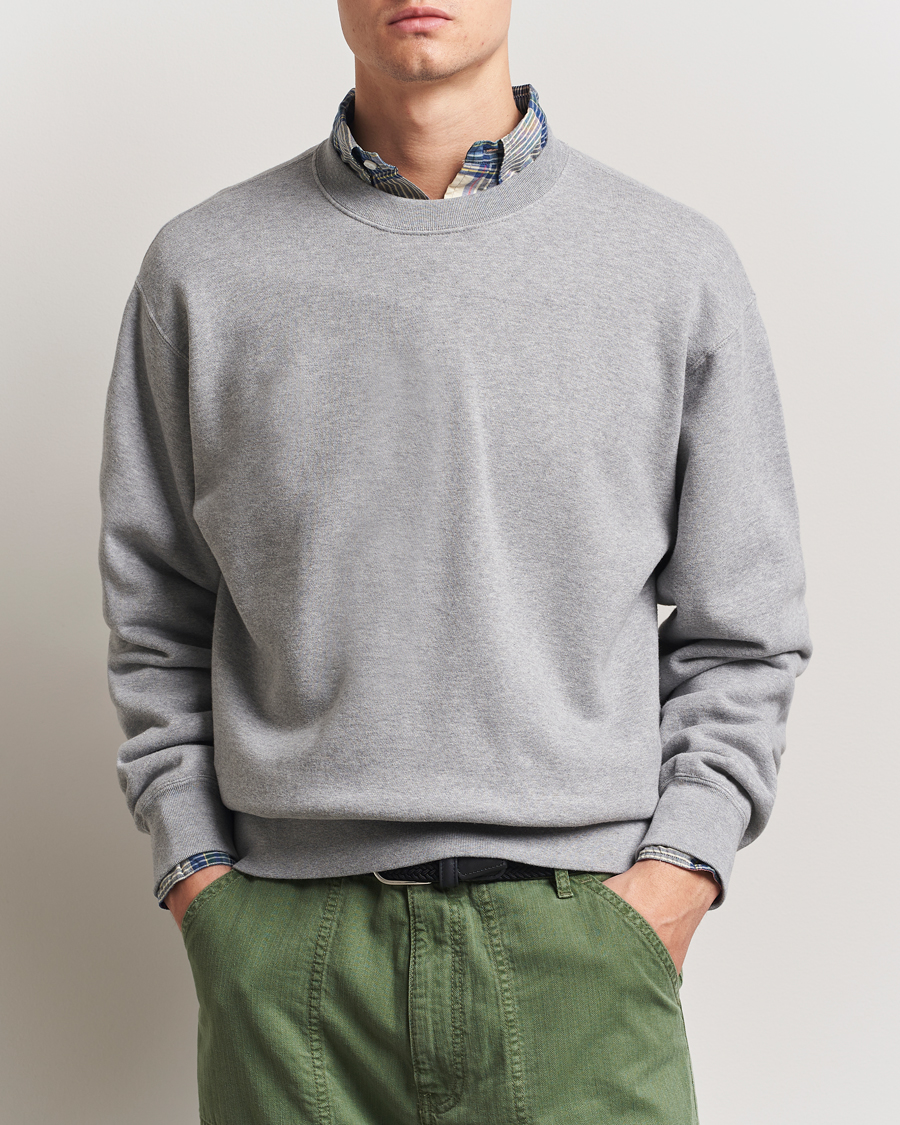Herren | Pullover | BEAMS PLUS | Made In Japan Cotton Sweatshirt Grey