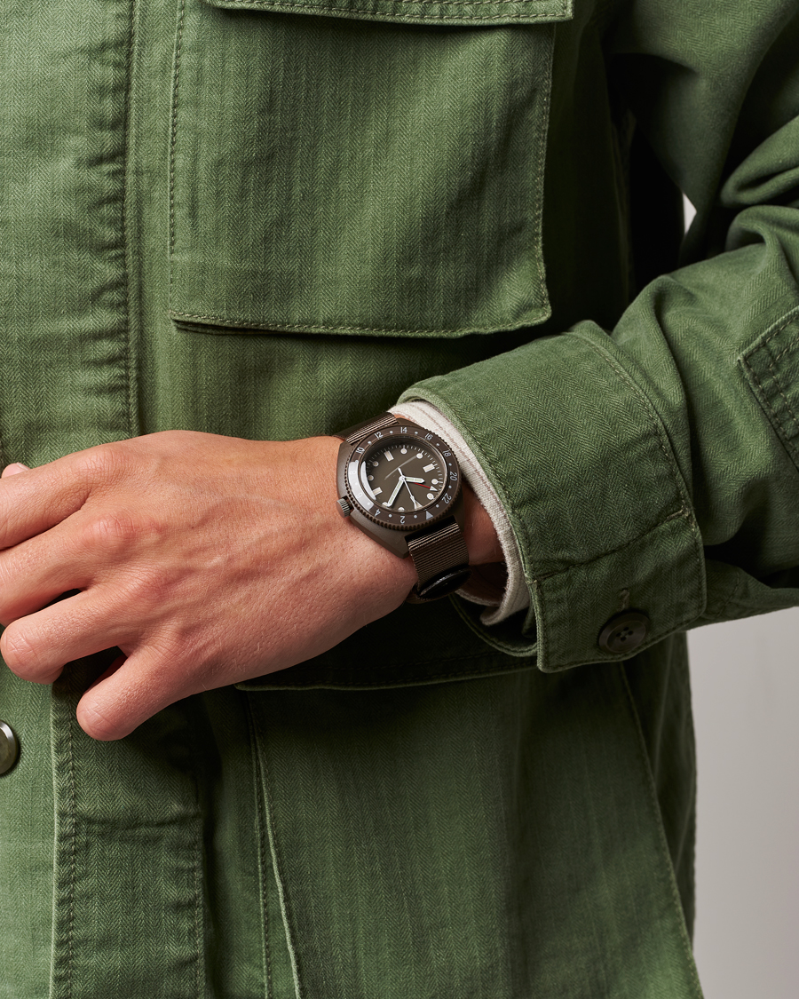 Herren | BEAMS PLUS Type-P24 Utility Watch Olive | BEAMS PLUS | Type-P24 Utility Watch Olive