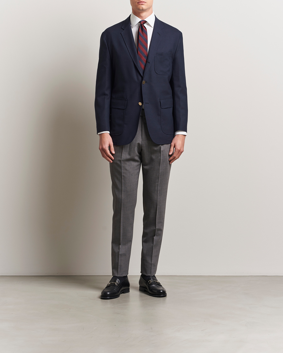 Herren | Sakkos | Kamakura Shirts | Unconstructed Ivy Blazer Navy