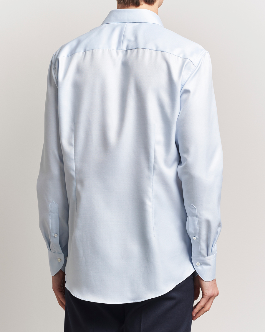 Herren | Hemden | Stenströms | 1899 Cotton Twill Shirt Light Blue