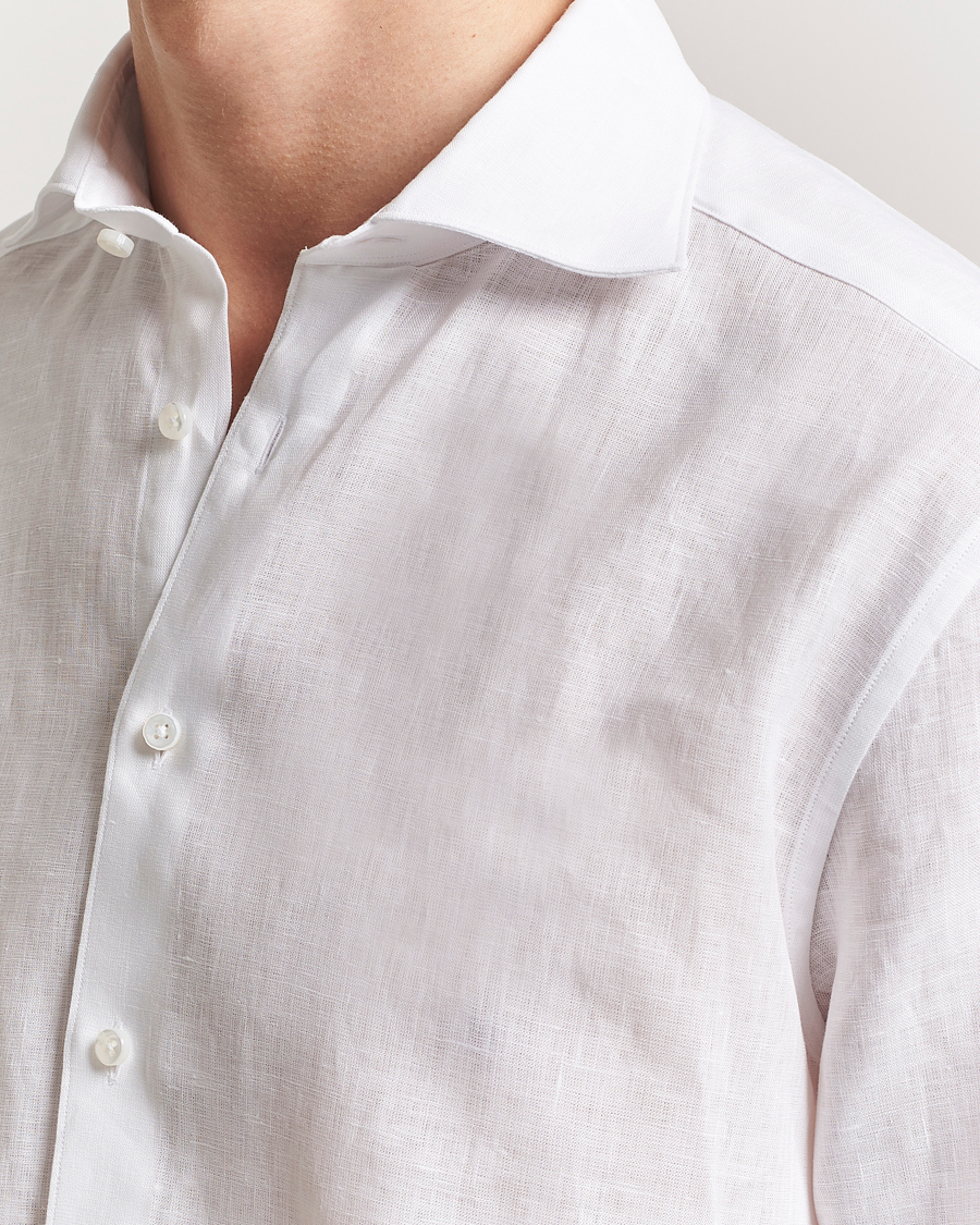 Herren | Hemden | Stenströms | 1899 Linen Shirt White