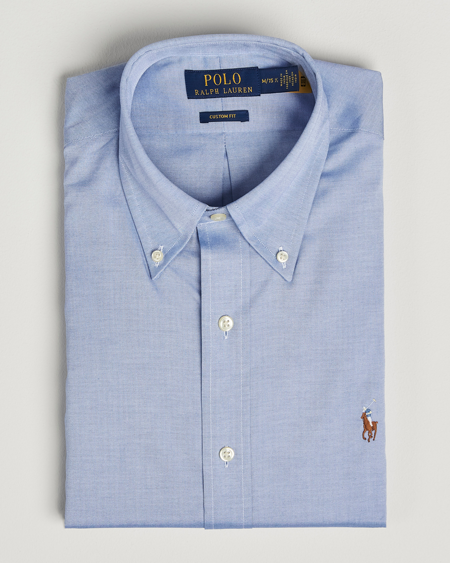 Herren | Hemden | Polo Ralph Lauren | Custom Fit Oxford Dress Shirt True Blue