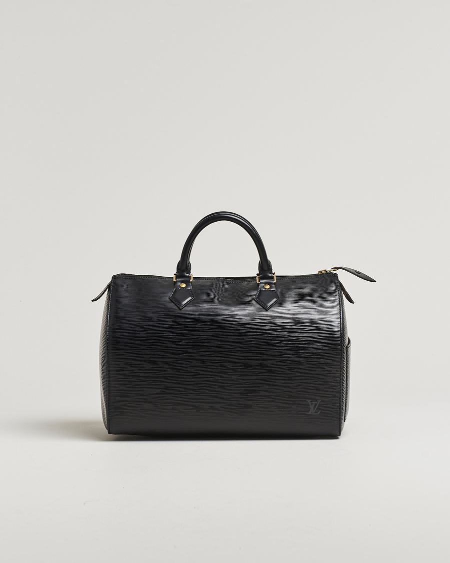Herren | Louis Vuitton Pre-Owned Speedy 30 Epi Leather Handbag Black | Louis Vuitton Pre-Owned | Speedy 30 Epi Leather Handbag Black