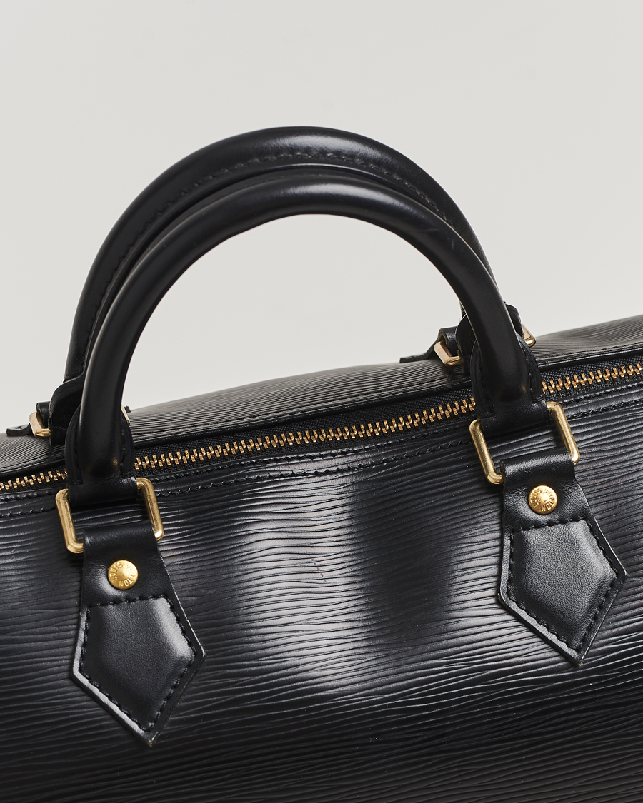 Herren | Louis Vuitton Pre-Owned Speedy 30 Epi Leather Handbag Black | Louis Vuitton Pre-Owned | Speedy 30 Epi Leather Handbag Black