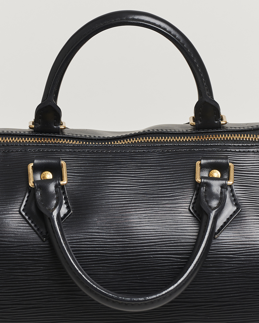 Herren | Louis Vuitton Pre-Owned Speedy 30 Epi Leather Handbag Black | Louis Vuitton Pre-Owned | Speedy 30 Epi Leather Handbag Black