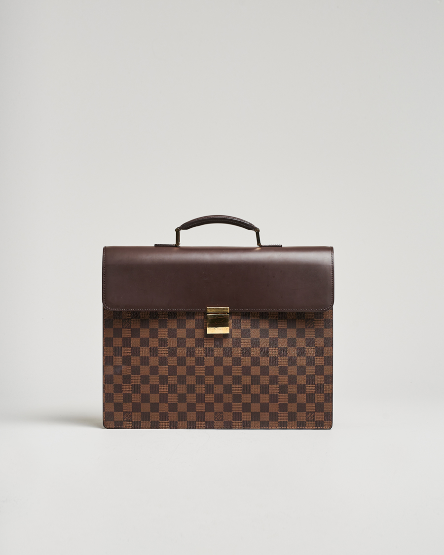 Herren | Louis Vuitton Pre-Owned Altona GM Briefcase Damier Ebene  | Louis Vuitton Pre-Owned | Altona GM Briefcase Damier Ebene 